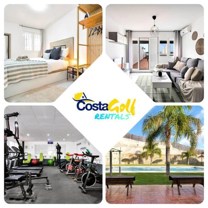 Duplex Con Vistas Al Mar, Piscina Y Gimnasio - Las Abejeras 226 Estepona Kültér fotó